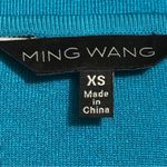 Ming Wang  Turquoise Aqua Embellished Sleeveless Top Sz XS NWT Photo 1