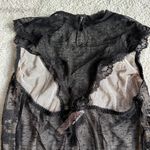 Victoria's Secret NWT Victoria’s Secret Black Lace & Dot Bodysuit Sexy Chic Date Night Magic sz L Photo 2