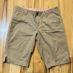 The North Face Womens Brown Shorts Stretch Chino Bermuda Length Sz 6 Outdoor Photo 0