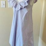 After Market  lavender stripe ruffle dress Photo 0