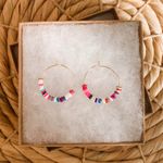 Adri’s Mini Multicolored Beaded Hoops  Photo 0