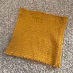 Hot Kiss  Mustard Yellow Crop Top Photo 6