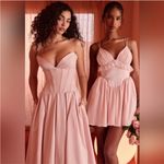 House Of CB  ‘Amaris’ Ballerina Pink‎ Baby Doll Mini Dress NWOT Size S Photo 13