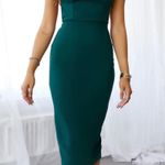 Hello Molly Cant Afford Me Midi Dress Dark Green Photo 0