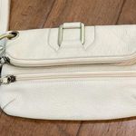 Bo Bo Bags California Cream Leather Fold Over Zipper Wristlet Photo 1