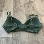 Aerie  Sunnie Wireless Lightly Lined Bra 36D Green Floral Adjustable Straps Photo 1