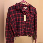 Love Note NWT love notes large plaid button down Photo 0