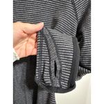 Lululemon Runder Under Long Sleeve Mini Check Pique Black Heathered size 4 Photo 2