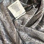 Ny&co NY& Stretch Medium Pull over black white paisley monochromatic maxi dress with cut-out shoulder sleeve Photo 4