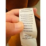 JustFab Camel Brown Knit Side Pockets Tie Waist Drape Coat Size Small Photo 10