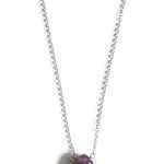 Anthropologie AMELIA RUE Pear Shaped Natural Amethyst Set Photo 2