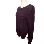 Lululemon Merino Wool Sweater Purple Women'sSize 8 Thumbhole Knit Pullover Photo 5