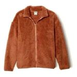 PINK - Victoria's Secret Victoria Secret PINK Camel Fuzzy Sherpa Photo 0