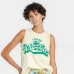 Wild Fable  Light Blue Denim Shorts Sz 6  & Eco Warrior White Tee Sz M Photo 1