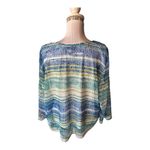 Alfred Dunner  Light Woven Cardigan Blouse and Necklace Size PXL Photo 1