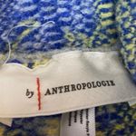 Anthropologie  Gray Multicolor Floral Knit Winter Bonnet Fuzzy Beanie Hat Cap OS Photo 2