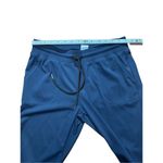 Zyia  Active Ankle Zip Jogger Pants Pull On Drawstring Navy Athleisure Women's S Photo 5