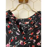 Madewell Shirred-Sleeve V-Neck Top in Drifting Flowers - Size - Medium Photo 3