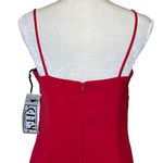 City Triangles Vintage Y2K Cami Sheath Dress Women’s Size 11 Red Dead Stock Photo 4