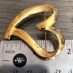 Trifari Vintage  Goldtone Metal Heart Pin circa 1980s Photo 3