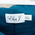 Eliza J Womens Dress Size 4 Teal Sheath Off Shoulder Classic Chic Formal Event Photo 3