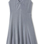 Royal Robbins  Women's Gray Sleeveless Quiet Luxury Knot A-Line Dress Size XS Photo 0