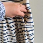 Madewell Afternoon Dress in Textured Stripe Sleeveless Womens Size XS Na… Photo 4