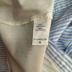 DO+BE  Light Blue and White Striped Top Size Medium. A13 Photo 13