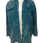 POL green Corduroy Shacket Photo 0