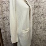 EXPRESS 61- Padded Shoulder Button Pocket Cardigan Small Photo 8