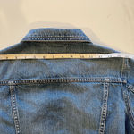 Madewell   Women’s Jeans Botton Down Jacket Size M Blue 100% Cotton Photo 5