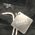 Zaful NWT - - Women’s Black Fleece Hooded Sweater - Size Small Photo 7