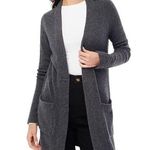 J.Crew Cardigan sweater Women’s Large Black Merino Wool Blend Oversized. Photo 0