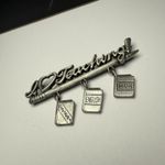 Signed JJ I Love Teaching Pencil With Book Charms Brooch Pin Jonette Jewelry Silver Photo 14