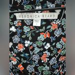 Veronica Beard  Floral Print Pintuck Pleated August Silk Ruched long sleeve Dress Photo 4
