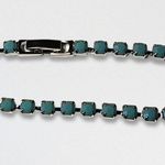 Handcrafted Swarovski Crystal Bracelet Rhodium Photo 0