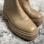 Sam Edelman  Larina Leather Pull On Knee-High Boots Sesame size 6.5 Photo 2