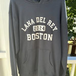 Lana Del Rey Fenway Concert Hoodie New Medium Blue Photo 0