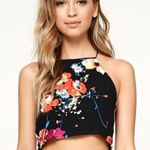 House of Harlow 1960 Floral Crop Top Photo 0