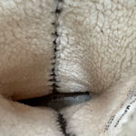 Vintage Y2K 90s American Eagle Wedge Heel Faux Suede Boots Crochet Midcalf Boho Gray Size 6.5 Photo 10