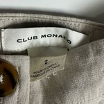 Club Monaco  Cream Midi Dress with Button Detail Photo 4