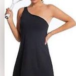 Asymmetric Mini Tennis Dress Green Size L Photo 1