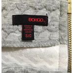 Bongo NEW Juniors Tabby Grey Heather Textured Zipper Back Knit Pencil Skirt Sz S Photo 3