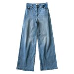 Frame  Le Slim Palazzo Mid Rise Wide Leg Jeans in Honeymoon Wash Size 27 Photo 1