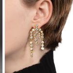 Alexis Bittar  Gold Cascading Earrings Photo 3