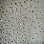 Vintage 90s Cachet 2 piece ivory crystal beaded jacket and dress set size 4P Photo 5