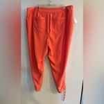 Dress Barn SUNDAY Women’s Orange Ruched Tie Ankle Pants Plus Size 16W NEW Photo 1