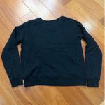Abercrombie & Fitch Abercrombie Fitch Black Crewneck Sweatshirt Crest Logo Women's Size L Photo 4