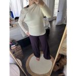 Theory Virgin Wool Blend Ribbed Boatneck Sweater Size Small Photo 1