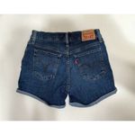 Levi's  Denim Mid-Rise Shorts Stretch Dark Wash Women Size 27 Photo 2